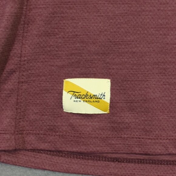 Tracksmith T-Shirt Women's M Burgundy Session Tee Run OKC MMXXIV - Picture 3 of 13